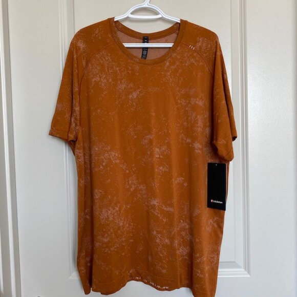 Lululemon Men’s XXL Metal Vent Tech Short Sleeve T-Shirt 2.0 Burnt Orange NWT - Picture 8 of 8